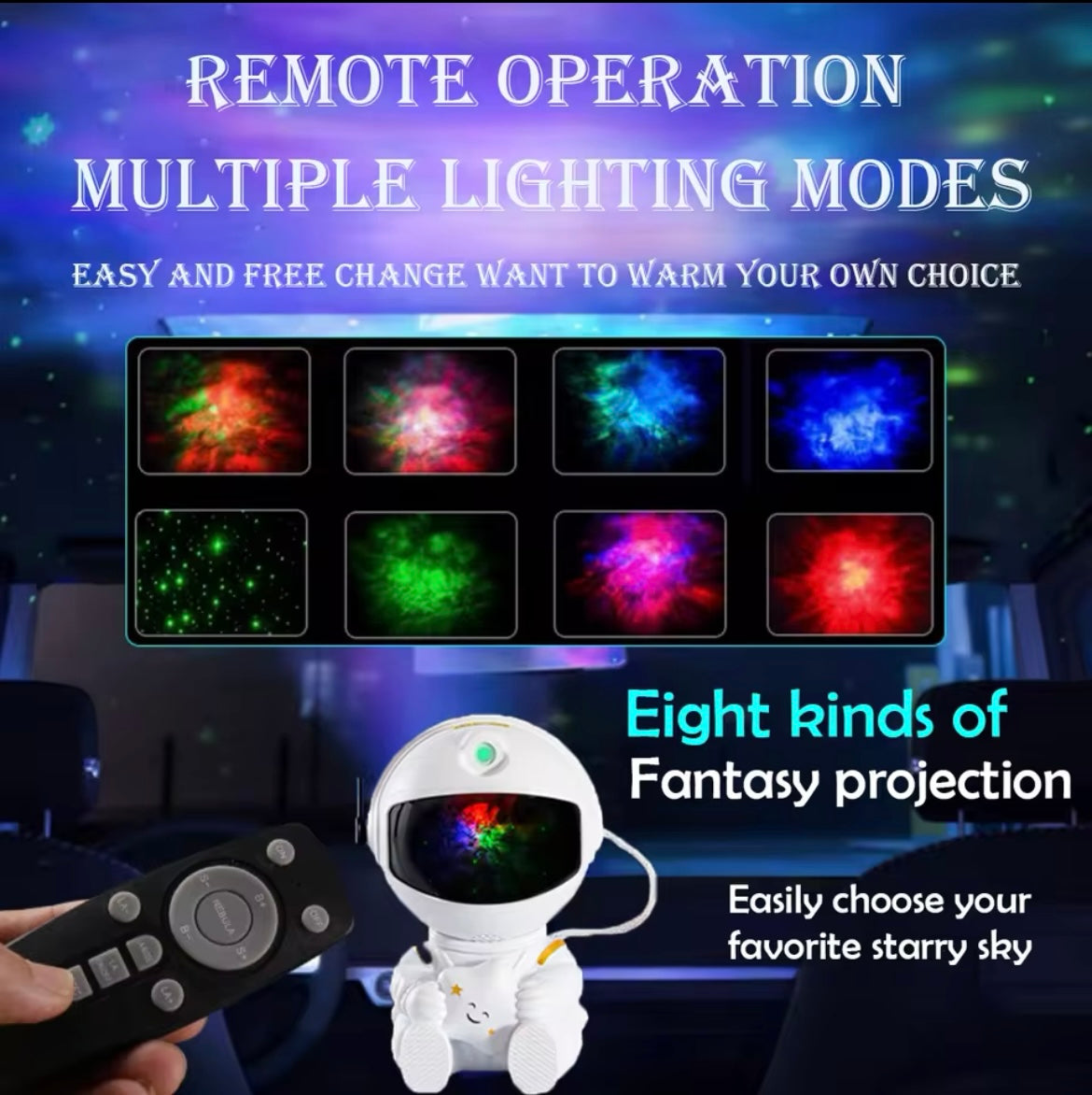 Galaxy Star Astronaut Projector